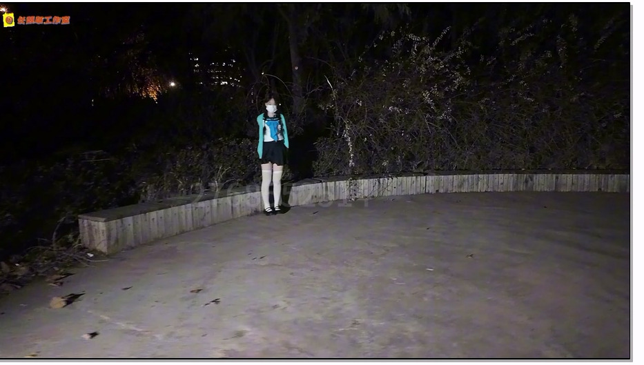 CYC041-长颜草 户外调教少萝 td强高 绑上腿还蹦蹦跳跳想逃跑 罚跪 爬行